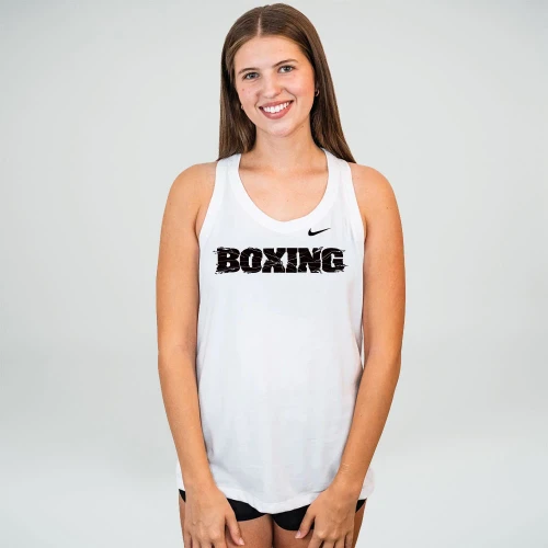 Nike Women's Boxing Dri-FIT Cotton Tank - White