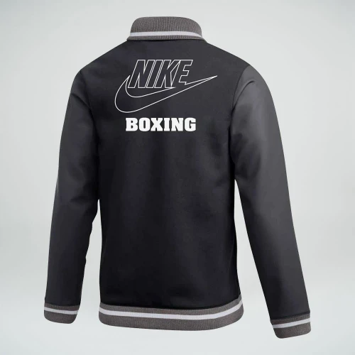 Nike Men's Boxing Letterman Jacket - Black