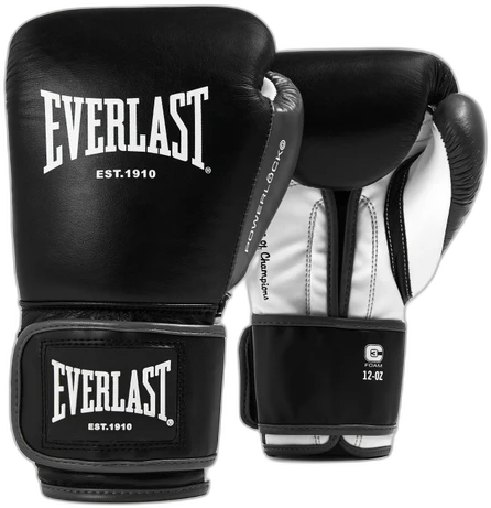 Everlast Powerlock OG Advanced Black boxing gloves