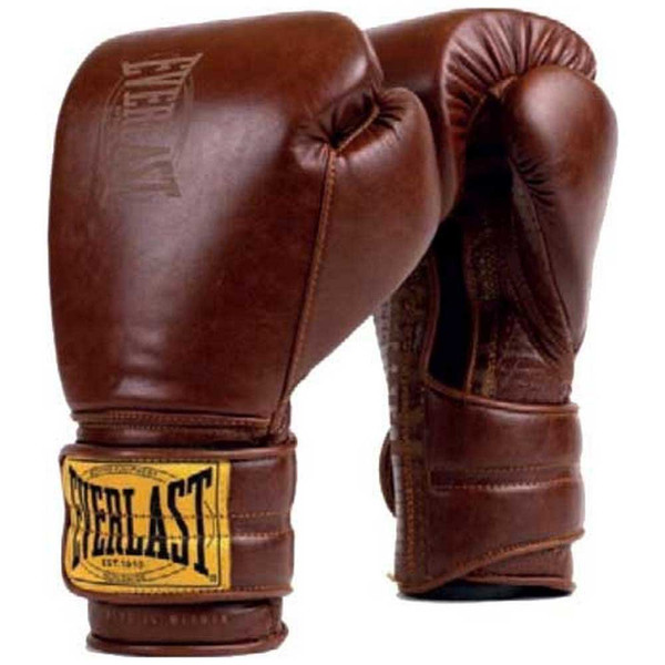 1910 Pro Sparring Hook & Loop Gloves Vintage Brown - PRO FIGHT SHOP