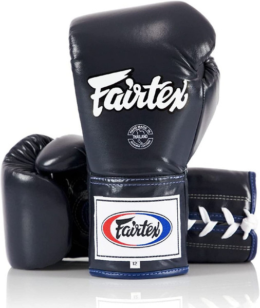 Fairtex Pro Competition Gloves - Locked Thumb Blue | Pro Fight Shop