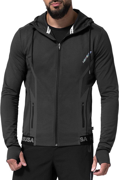 Hayabusa Men's Zip-Up Performance Hoodie Black | Pro Fight Shop