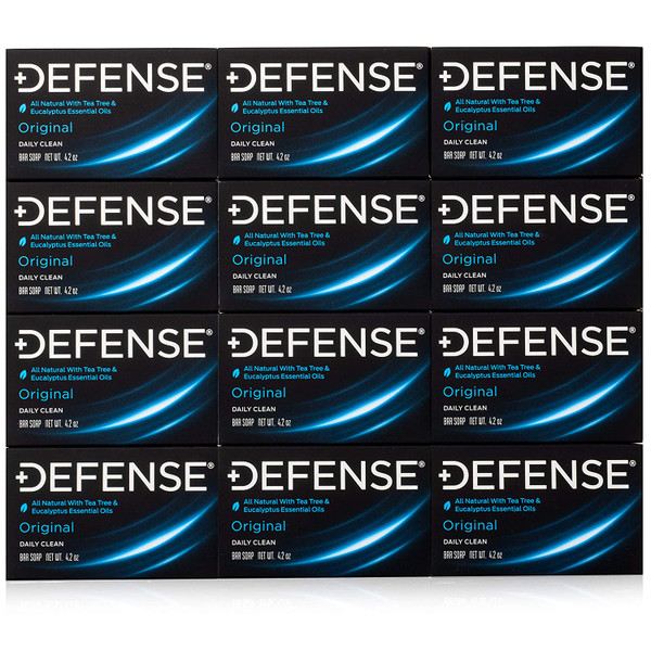 Defense Original Tea Tree Bar Soap 4.2 oz (Pack of 12) - PRO FIGHT SHOP