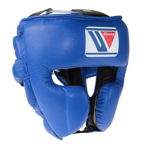 WINNING CHEEK PROTECTOR HEADGEAR - BLUE - PRO FIGHT SHOP