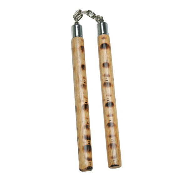 Tiger Rattan Nunchaku – 12” Wood Nunchucks | Pro Fight Shop