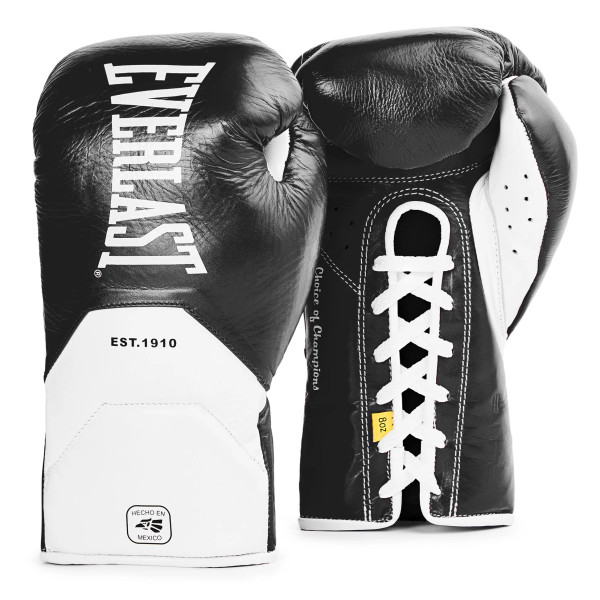 Everlast MX ELITE Pro Fight Gloves Black - PRO FIGHT SHOP