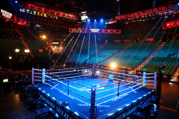 Professional Boxing Ring Elevated 