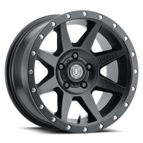 Main image for ICON Rebound 17x8.5 5x5.5 0mm Offset 4.75in BS Satin Black Wheel Main image for ICON Rebound 17x8.5 5x5.5 0mm Offset 4.75in BS Satin Black Wheel