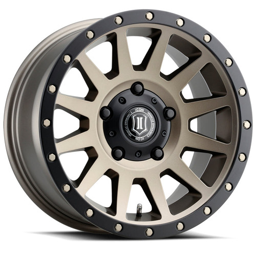 Main image for ICON Compression 17x8.5 5x150 25mm Offset 5.75in BS 110.1mm Bore Bronze Wheel Main image for ICON Compression 17x8.5 5x150 25mm Offset 5.75in BS 110.1mm Bore Bronze Wheel