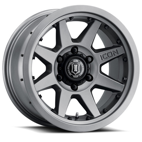 Main image for ICON Rebound Pro 17x8.5 6x135 6mm Offset 5in BS 87.1mm Bore Titanium Wheel