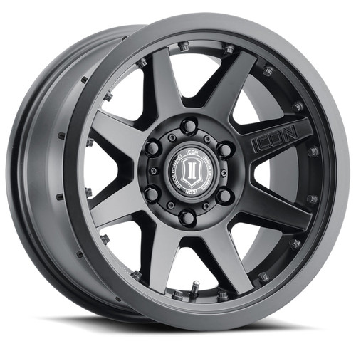 Main image for ICON Rebound Pro 17x8.5 6x5.5 25mm Offset 5.75in BS 95.1mm Bore Satin Black Wheel
