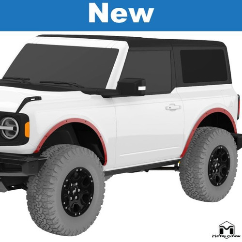 Bronco6G 2-Door Fender Delete & Tire Clearance Front & Rear Kit