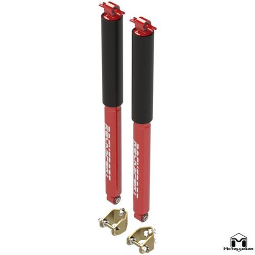 RockSport RED Long(er) Travel Shock, JK Wrangler, Rear, Pair