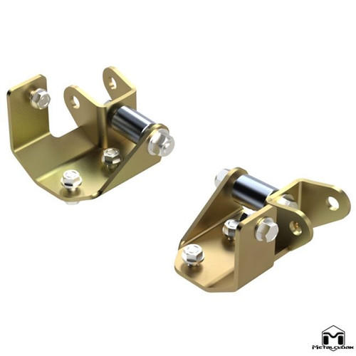 Outboard Shock Mount Spacer, Relocation Kit, JK Lower Front