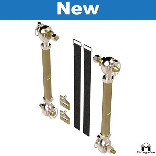 JK Wrangler Heavy Duty Front Sway Bar Quick Disconnects, 11" - 12"