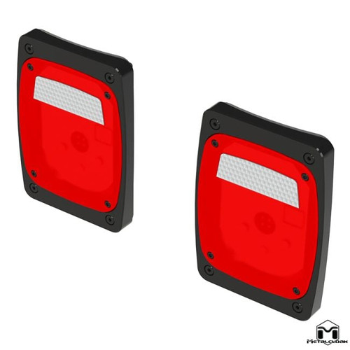 LED Taillight Kit, Lo-Profile Aluminum Housing | JK Wrangler