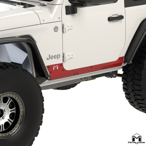 Aluminum Rocker ExoSkin, Pair, JL Wrangler, JL 2-Door
