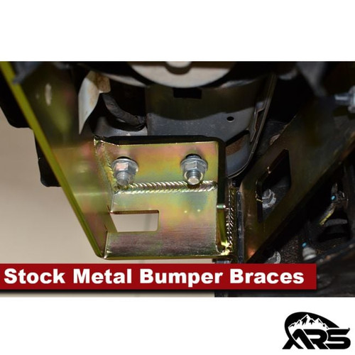 Stock Rear Metal Bumper Reinforcement Brace, Pair, JL Wrangler