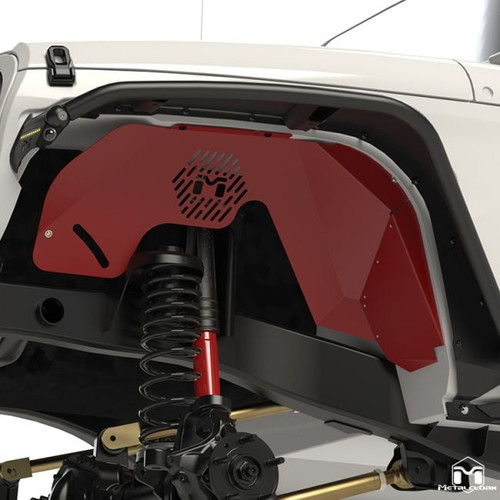 JL Wrangler | JT Gladiator Hi-Clearance Replacement Inner Fender Front Set, Aluminum