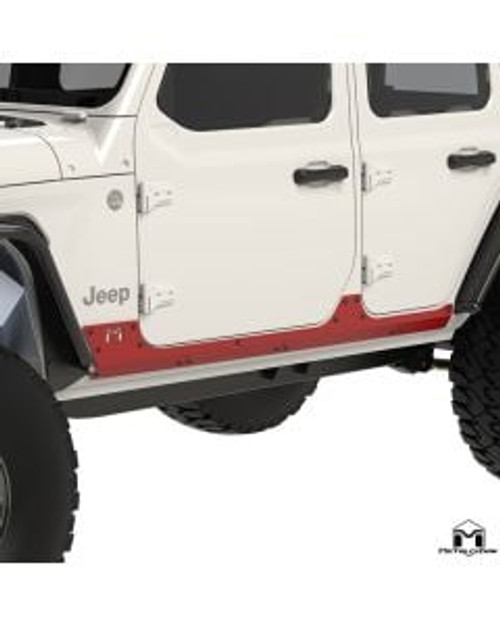 Aluminum Rocker ExoSkin, Pair, 4-Door, JL Wrangler | JT Gladiator