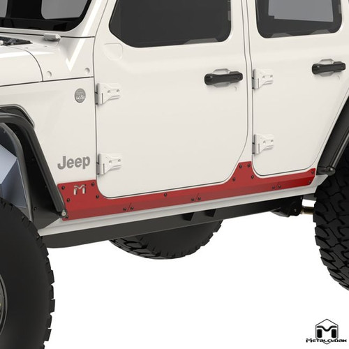 Aluminum Rocker ExoSkin, Pair, 4-Door, JL Wrangler | JT Gladiator