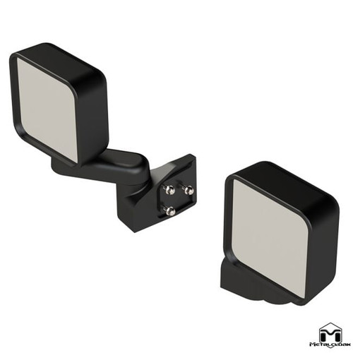 Metalcloak Open Frame Tube Door Mirror Kit
