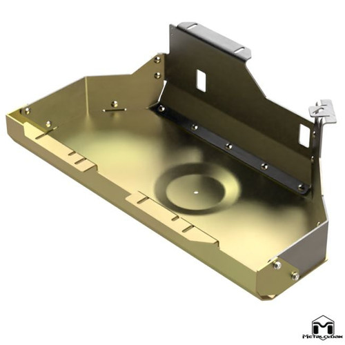Gas Tank Skid Plate, TJ/LJ, Aluminum & Steel
