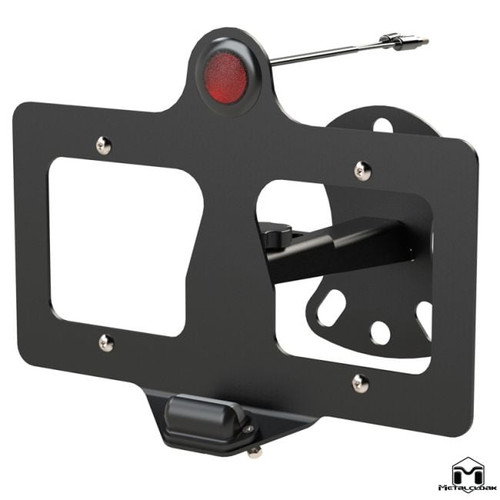 Spare Tire License Plate Relocation Bracket, JK Wrangler, TJ/LJ Wrangler