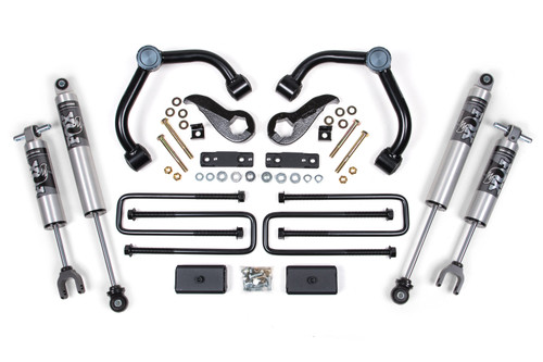 3 Inch Lift Kit | FOX 2.5 Performance Series w/ HTO | Chevy Silverado or GMC Sierra 2500HD/3500HD (20-26)
