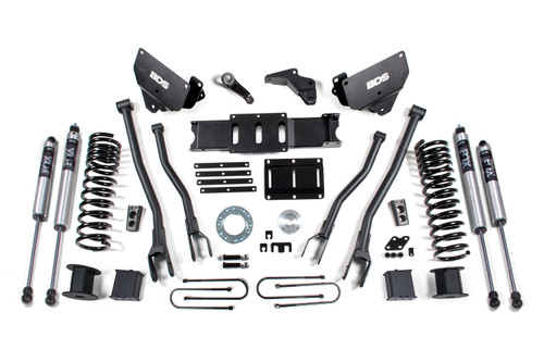 5.5 Inch Lift Kit W/ 4-Link | Ram 3500 W/ Rear Air Ride (13-18) 4WD | Gas