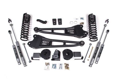 4 Inch Lift Kit W/ Radius Arm | Ram 2500 W/ Rear Air Ride (14-18) 4WD | Diesel