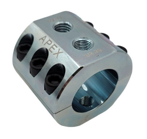 Main image for DC2.0-Z - Steering Stabilizer Clamp Silver Zinc, 2" ID, Universal