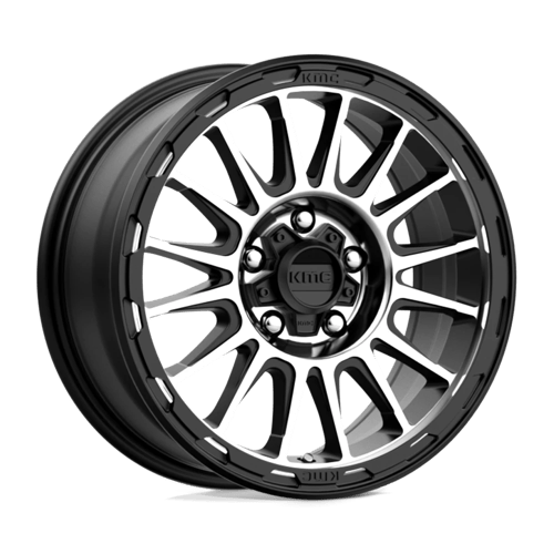 Main image for KMC Wheels KM542 16X7 5X110 S-BLK MACH 30MM KM54267042530