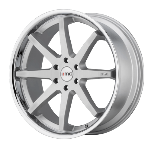 Main image for KMC Wheels KM715 20X9 6X135 BRUSH SLV CHR LIP 30MM KM71529063430