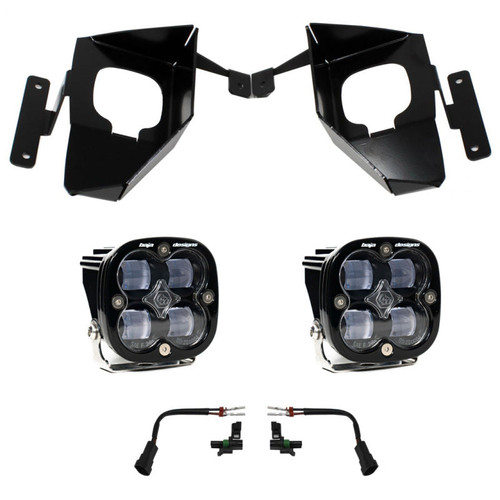 Main image for Baja Designs 16-18 Silverado 1500 Squadron Fog Pocket Kit - Clear