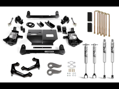 Main image for Cognito 11-19 Chevy/GMC Silverado/Sierra 2500/3500 HD 2WD/4WD 6in Std Lift Kit w/ Fox PS 2.0 IFP