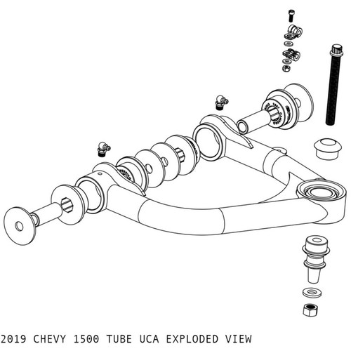 Main image for Camburg Chevy/GMC 1500 2WD/4WD 19-23 1.25in Performance Uniball Upper Arms