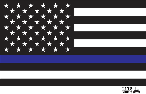 Main image for 5150 Whips Heavy Duty American Flag (Blue Line) Main image for 5150 Whips Heavy Duty American Flag (Blue Line)