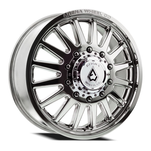 Main image for 22x8.25 Arena A110 Rival Milled and Polished DUALLY FRONT Wheel 10x225 (105mm)