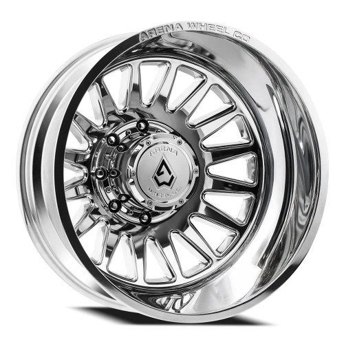 Main image for 20x8.25 Arena A110 Rival Milled and Polished DUALLY REAR Wheel 8x210 (-220mm)
