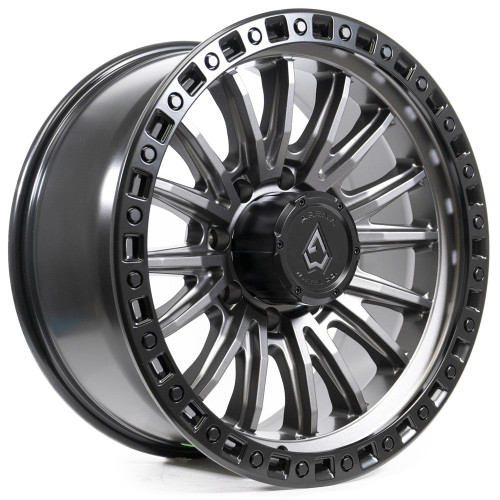 Main image for 20x9 Arena A103 Mission Satin Gunmetal Center Satin Black Lip Wheel 8x180 (0mm)