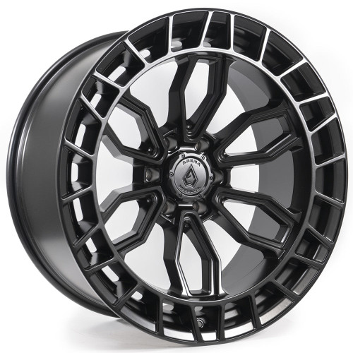 Main image for 22x10 Arena A102 Recon Satin Black Wheel 6x5.5 (-18mm)