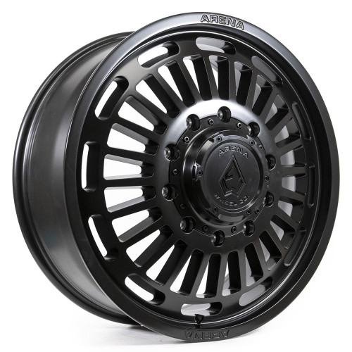 Main image for 22x8.25 Arena A115 Tactic Satin Black DUALLY FRONT Wheel 8x200 (105mm)