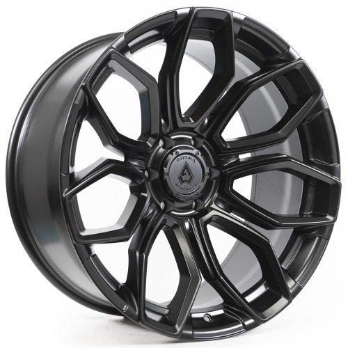 Main image for 22x10 Arena A116 Cobra Satin Black Wheel 5x5 (15mm)