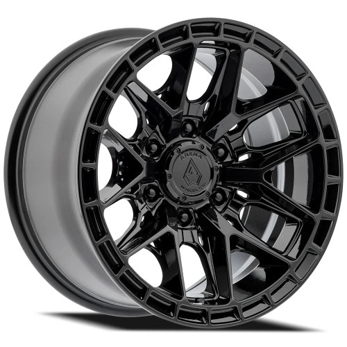 Main image for 20x9 Arena A114 Battle Glossy Black Wheel 6x5.5 (1mm)