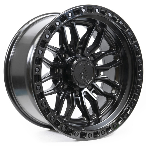 Main image for 20x10 Arena A109 Hustle Satin Black Center Glossy Black Lip Wheel 8x180 (-18mm)