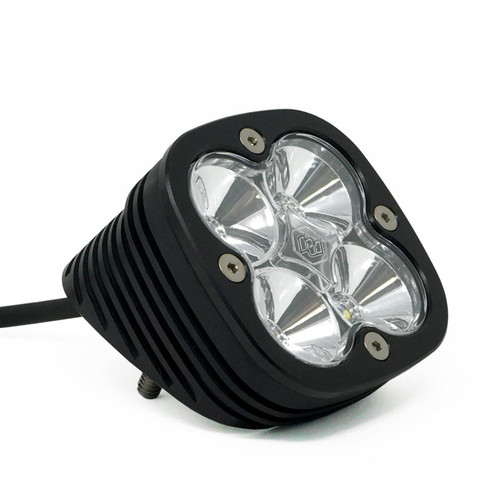 Main image for Baja Designs Squadron Sport Flush Mount LED Light Pod Angled Lens Work/Scene Pattern - Black/Clear