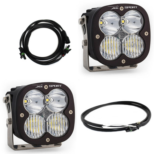 Main image for Baja Designs Jeep JL/JT Rubicon Steel Bumper LED Light Kit XL Sport w/Upfitter