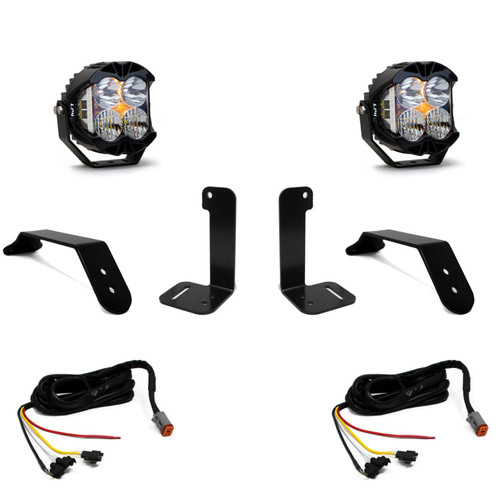 Main image for Baja Designs 2018+ Jeep JL/JT Dual LP4 Auxiliary Light Kit w/Upfitter