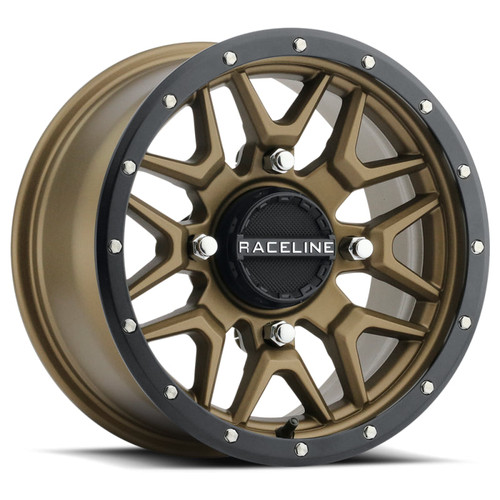 Main image for Raceline A94BZ Krank 14x7in / 4x156 BP / 38mm Offset / 132.5mm Bore - Bronze & Black Lip Wheel